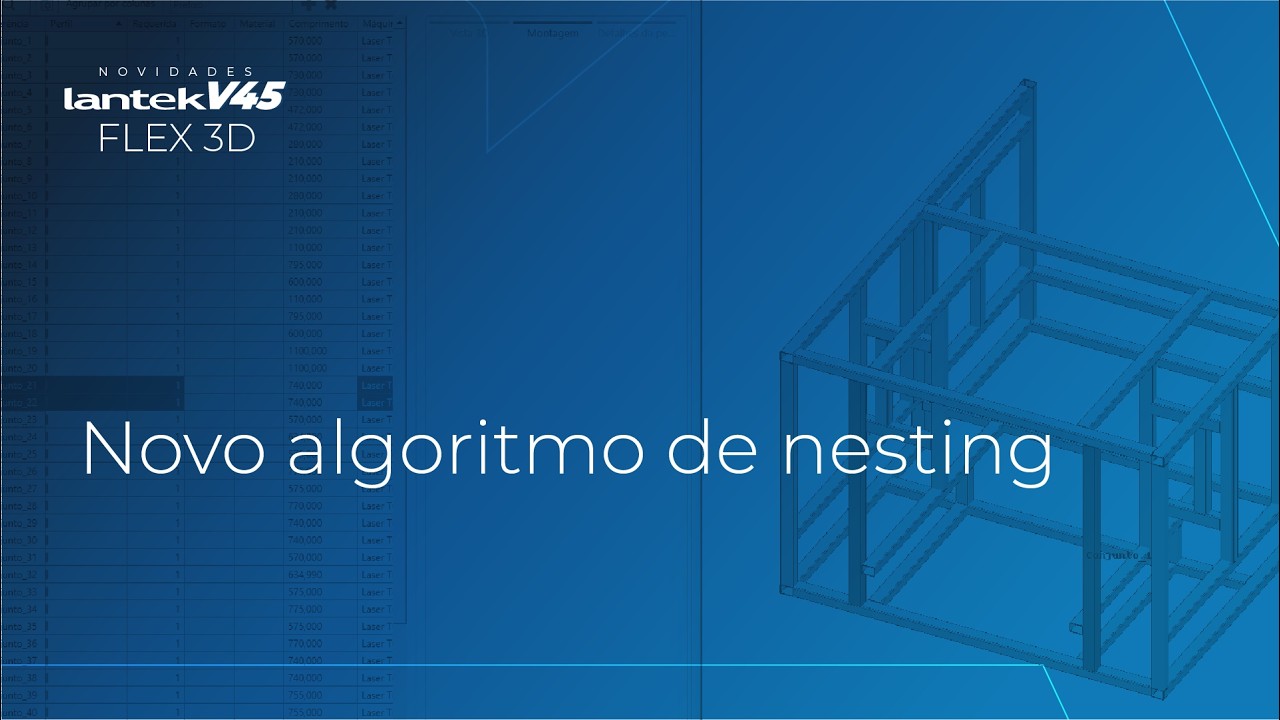 Lantek Flex 3D V45 | Novo algoritmo de nesting - YouTube