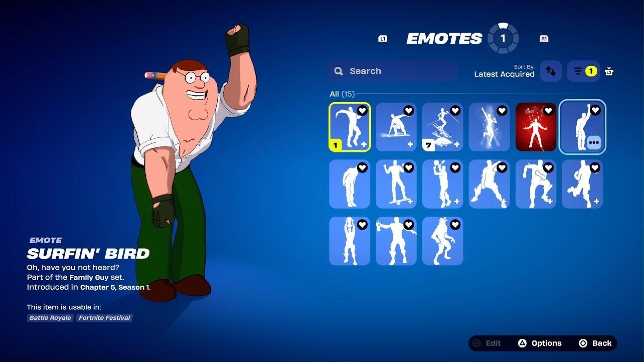 Fortnite Emotes - Peter Griffin