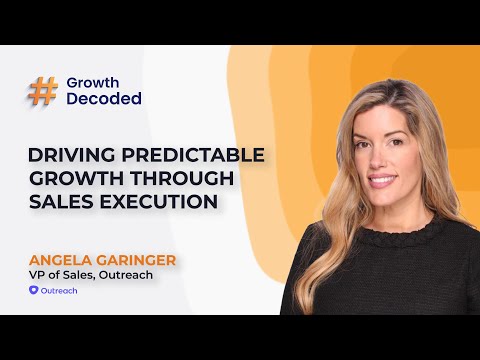 #GrowthDecoded Ep. 1 | Driving Predictable Growth with Angela Garinger - video from MarketStar