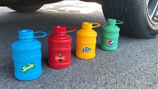 Experiment Car Vs Light Bulb , Big Fanta, Coca Cola, Sodas, Chupa Chups Vs Mentos Test Ex