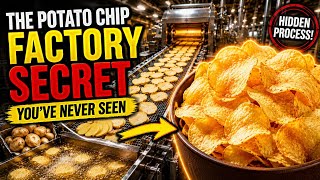 The Potato Chip Factory Secret You've Never Seen | Inside Mega Factory.