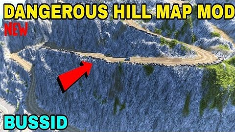 dangerous hill map mod for bussid | mod map bussid | mapas para bus simulator indonesia.