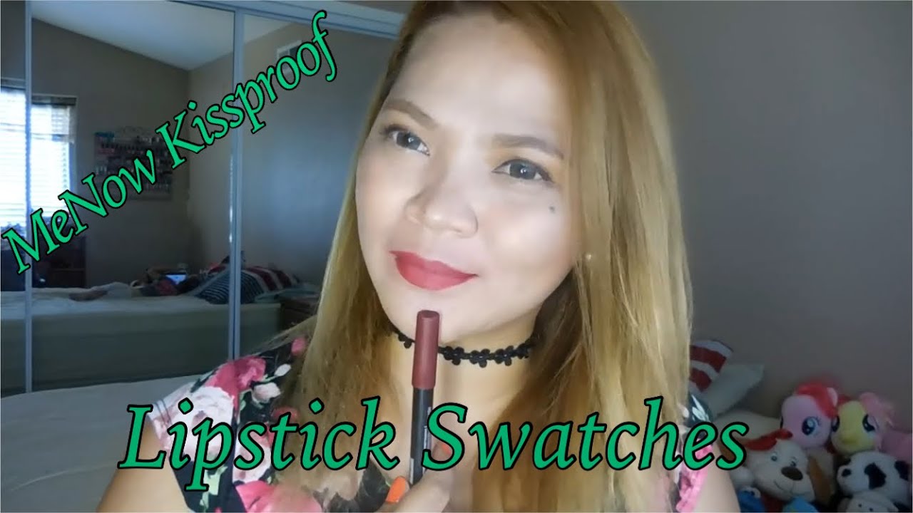 MeNow Lipstick Swatches❣❤️