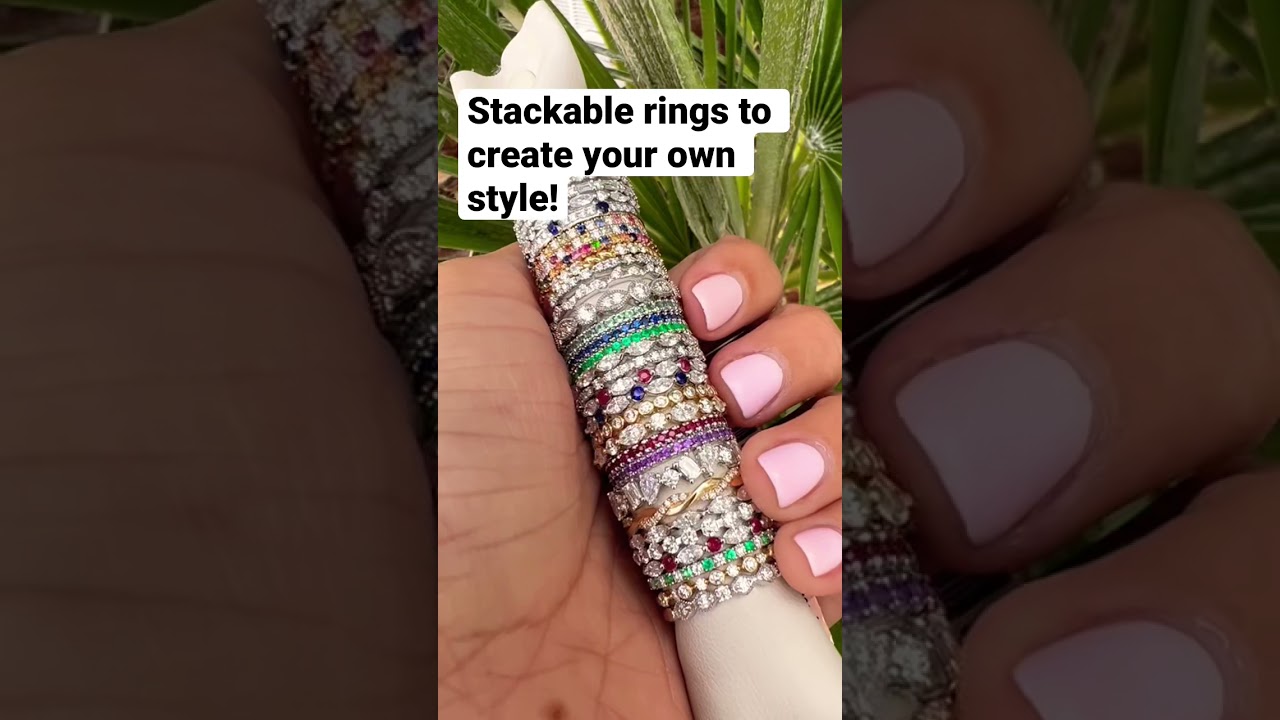 Diamond and Gemstone Stackable Rings in Phoenix AZ 