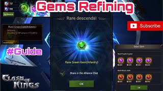 Clash Of Kings : Gems Refining New Update | Get Rare Gems | Guide screenshot 2