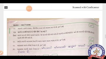 STD 3, AASPAS, CH 9, MY NOTE BOOK