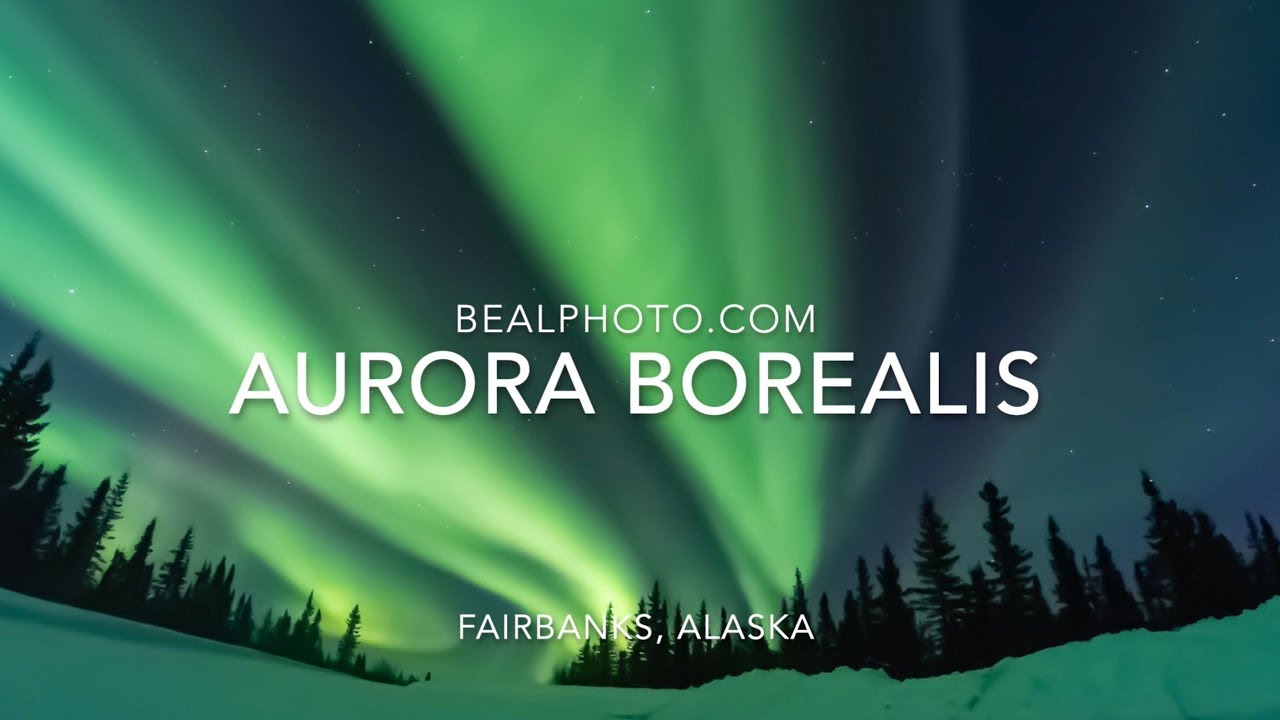 Fairbanks, Alaska Northern Lights Time Lapse using GoPro Hero7's Night Lapse Mode