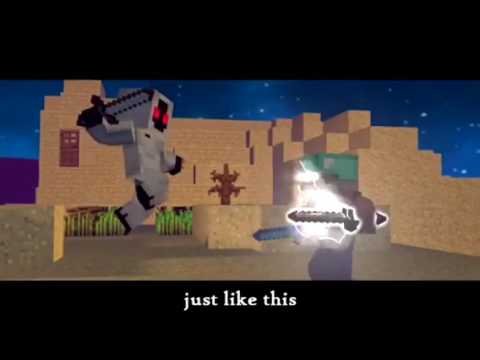 Herobrines life-minecraft parody of something just like 