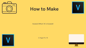How To Make Scawed Effect (X Is Scawed) l Vegas Pro 18