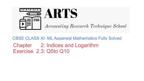 Solved ML Aggarwal Class XI Exercise 2.3 Q5 to Q10