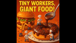 Food Industry Complex 🍔 | Tiny Workers Build Giant Snacks | Miniature Food Animation