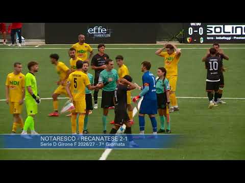 Video Notaresco - Recanatese 2-1