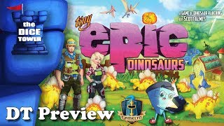 "Tiny EPIC Dinosaurs"  a Dice Tower Preview - with Mark Streed
