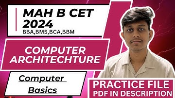 Architecture and Backup Devices | MAH B CET 2024| BMS BBA BBM BCA