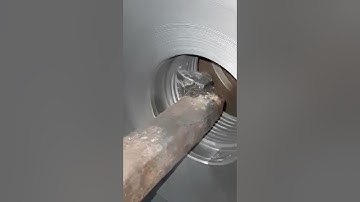 Internal threading operation on lathe machine/ 6 tpi threads