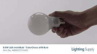 FEIT Electric 9.5W LED Intellibulb™ ColorChoice A19 Bulb (A800/CCT/LEDI)