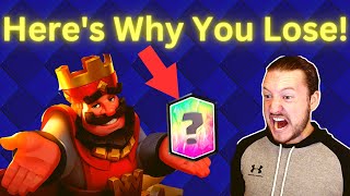 HOW TO IMPROVE at Clash Royale! - 5 Reasons Why You're Losing!