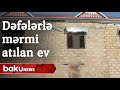 Ağcabədidə düşmənin dəfələrlə mərmi atdığı ev