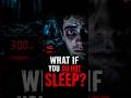 The Horrifying Truth About No Sleep #shorts #facts #sleep #horror #brain #mystery #scaryfacts