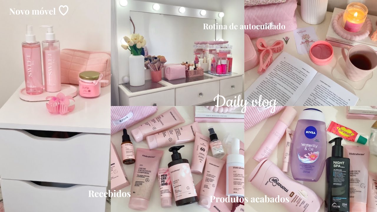 Day in my life ♡ selfcare, recebidos , produtos acabados, móvel novo e mais ♡