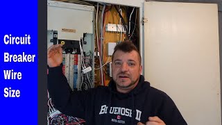 Correct Circuit Breaker And Wire Size