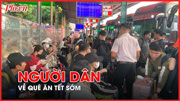 Người dân về quê ăn Tết sớm, cửa ngõ phía Tây bắt đầu nhộn nhịp - PLO
