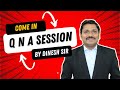 LIVE Q N A SESSION WITH DINESH SIR | MAHARASHTRA | DINESH SIR