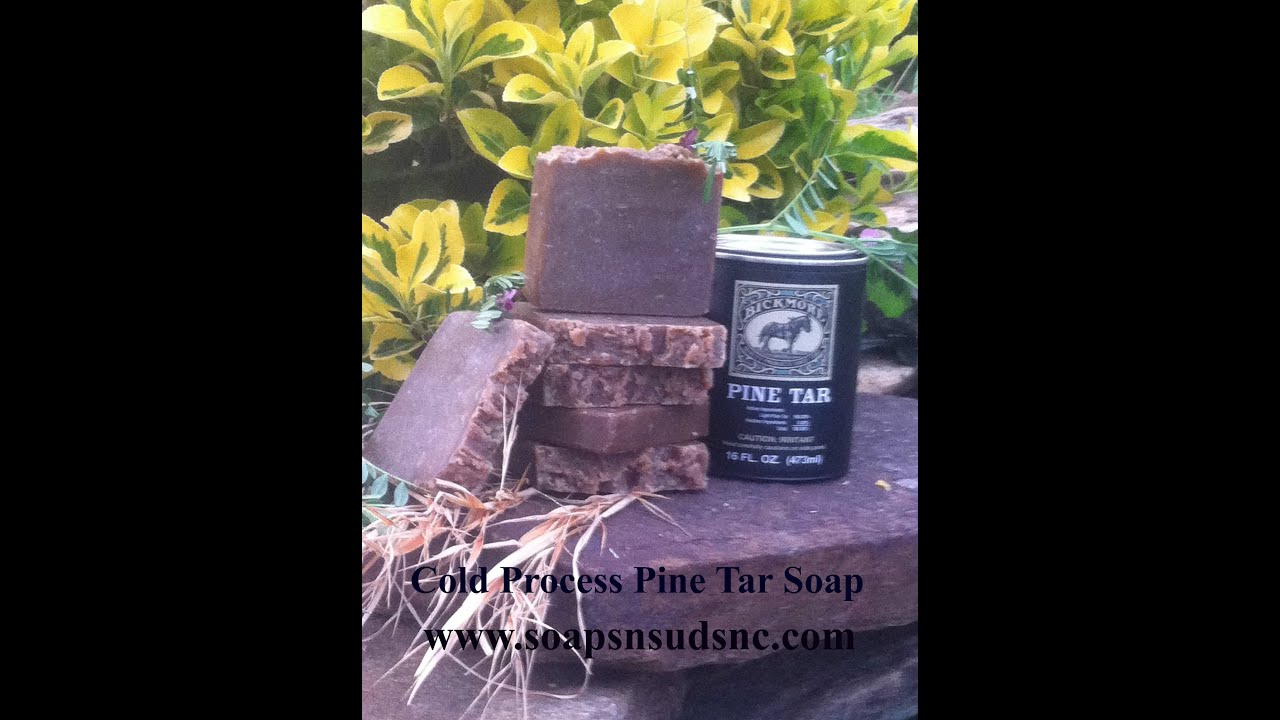 How to make pine tar soap, made from scratch, Homemade, make an herbal