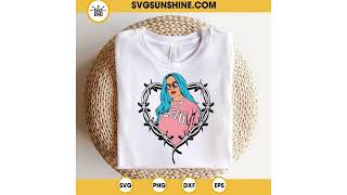 Karol G Bichota Heart SVG, Karol G SVG PNG DXF EPS Cricut Silhouette