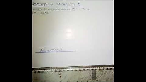 Principle of Tangency 1