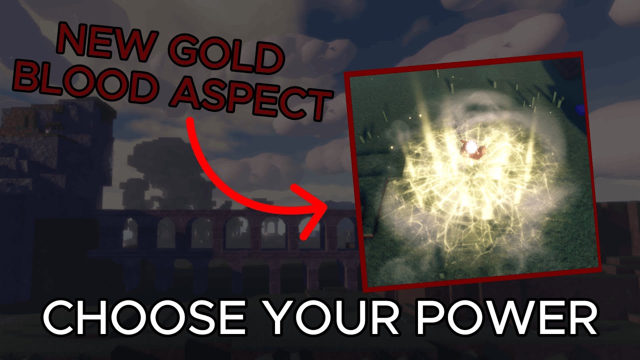 NEW Gold Rush Swords Showcase (Gold Blood) | Choose Your Power - YouTube
