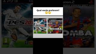 Qual jogo de futebol você mais jogou? 😳