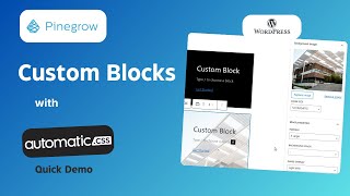 Low Code Custom Blocks in WordPress with Pinegrow and ACSS screenshot 5