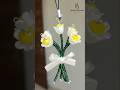 Bead flower bouquet 💐 phone charm #viral #trending #new #shorts