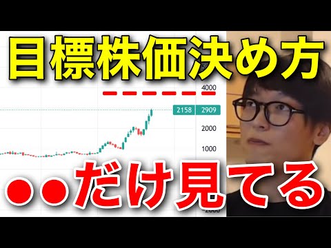 【テスタ】Q:目標株価はどうやって決めてますか？会社が発表した計画を参考にしますか？【テスタ切り抜き/地合い/理論株価】