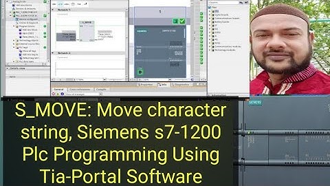 S_MOVE: Move character string, Siemens s7-1200 Plc Programming Using Tia-Portal Software