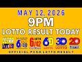 9pm Lotto Result Today May 12 2026 PCSO