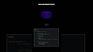Converting Particles to text | Three.js