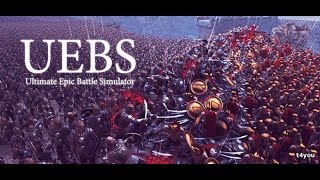 Ultimate Epic Battle Simulator 1 Чак норис VS 12000 Спартанцев