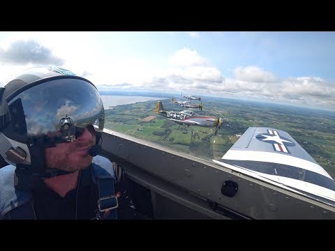 THE ULTIMATE P51 MUSTANG FLIGHT with ATC Audio!