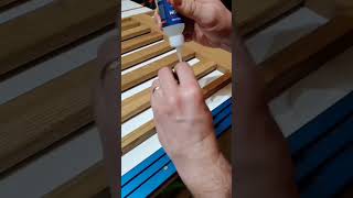 Famous Used starbond superglue, these threaded inserts won't be going anywhere. Video by:@fosteredwoodworks Profile
