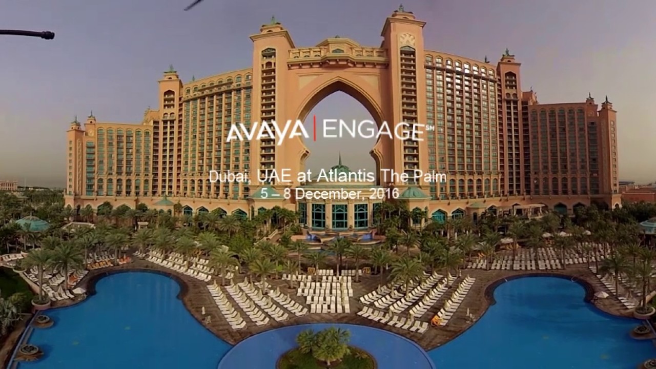 Avaya Engage at Atlantis The Palm - Dubai, UAE - December 2016