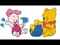 Coloring Pages Of Winnie the Pooh as Babies