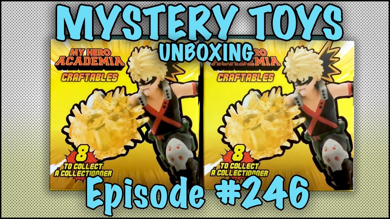 Mystery Toys Episode 246 Unboxing My Hero Academia Craftables Mystery Figures Toy Review Youtube Mystery Toys Episode 246 Unboxing My Hero Academia Craftables Mystery Figures Toy Review Youtube