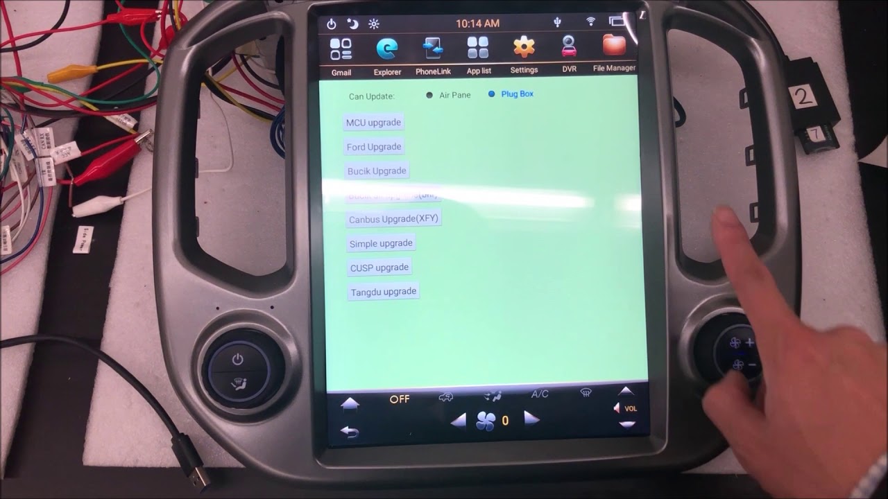 How to: simplecan canbus software update for PX6 vertical screen head ...