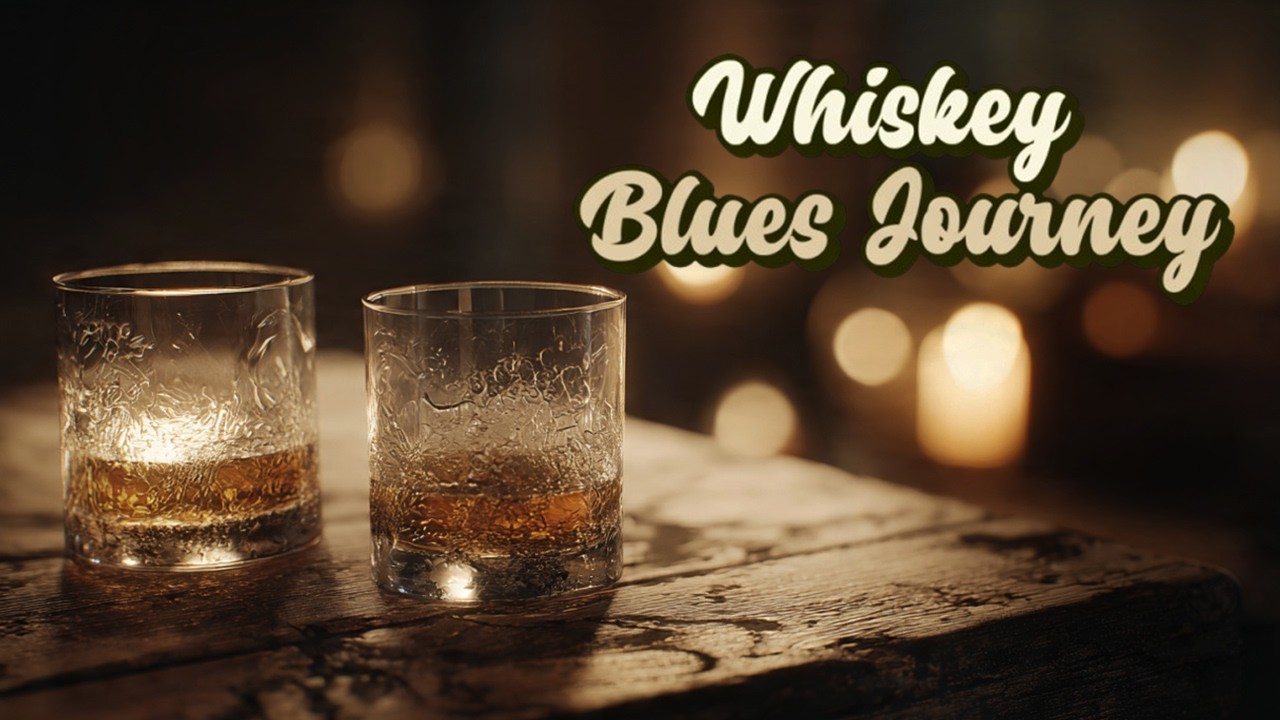 Lonely Night Whiskey Blues Journey | Slow Blues Music for Winter Evenings & Emotional Release