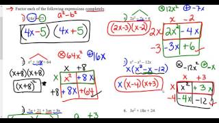 Pre Gov Sample Test Unit 5 Quadratics