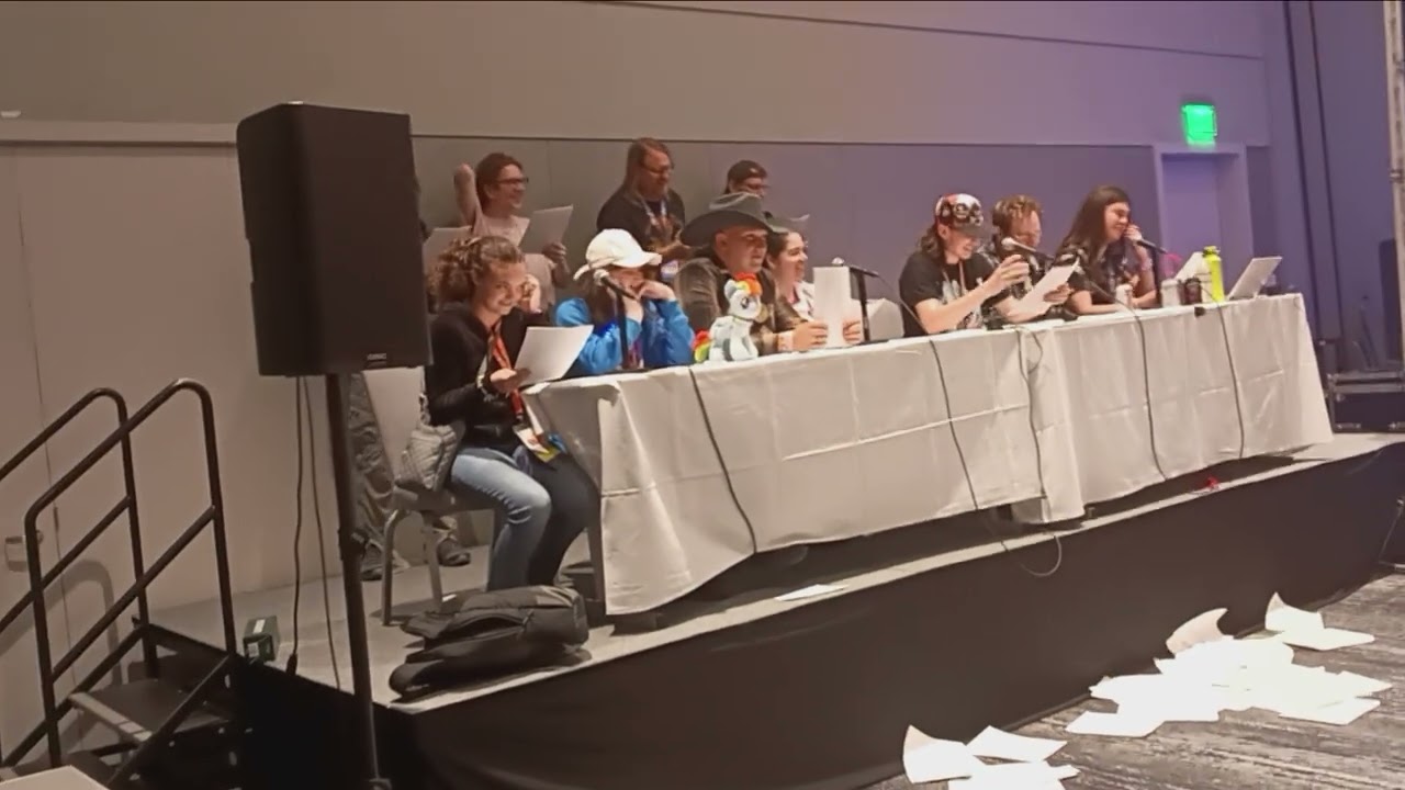 Babscon 2025 bad fanfic panel.
