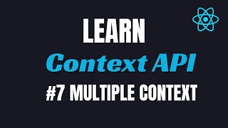 #7 React Context API Creating Multiple Context  | State Management 🚀 #codewithaswin #contextapi
