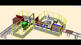 Robotic Pallet Stacking simulation in Robotstudio